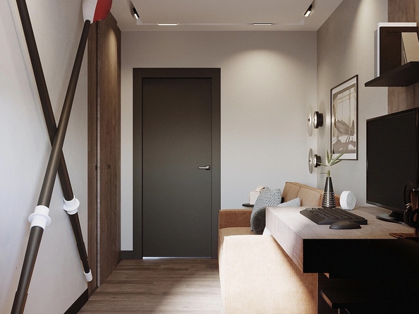 
  Продается 2-комн. квартира 53.9 м², в ЖК Панорама на Театральном, литера 1. Фото 2.