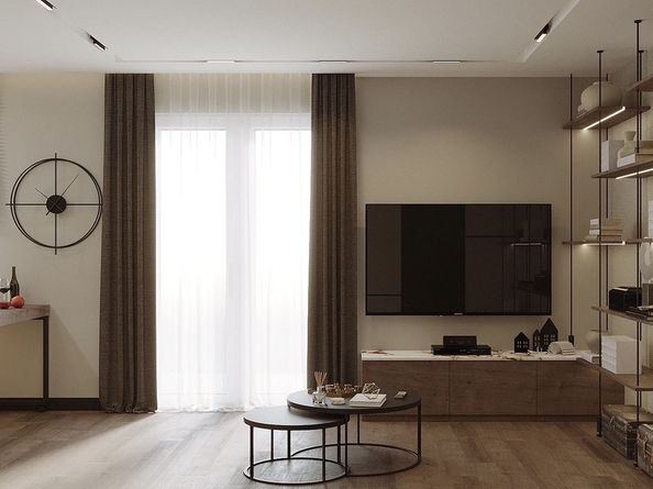 
  Продается 2-комн. квартира 53.9 м², в ЖК Панорама на Театральном, литера 1. Фото 6.