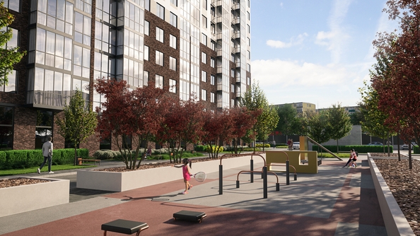 
  Продается 3-комн. квартира 60.3 м², в ЖК Панорама на Театральном, литера 1. Фото 18.