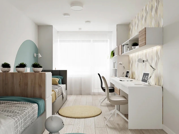
  Продается 2-комн. квартира 55.2 м², в ЖК Панорама на Театральном, литера 1. Фото 3.
