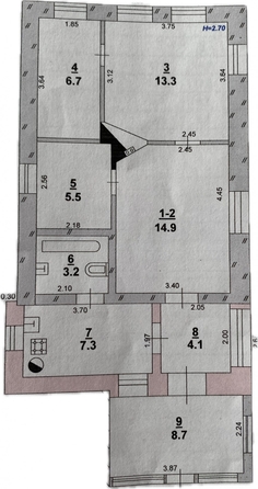 
  Продается дом 80 м². Фото 11.