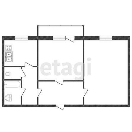 
   Продам 2-комнатную, 49 м², Энгельса ул, 172

. Фото 1.