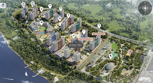 
   Продам 3-комнатную, 76.1 м², Левобережье, литер 9

. Фото 2.