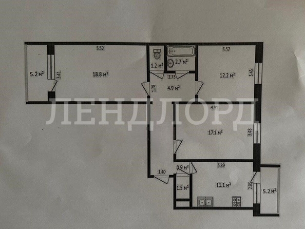 
   Продам 3-комнатную, 74.3 м², Миронова ул, 2В

. Фото 1.