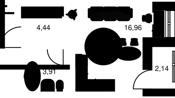 
  Продается студия, 27.63 м², ЖК Культура, дом 2
. Фото 2.