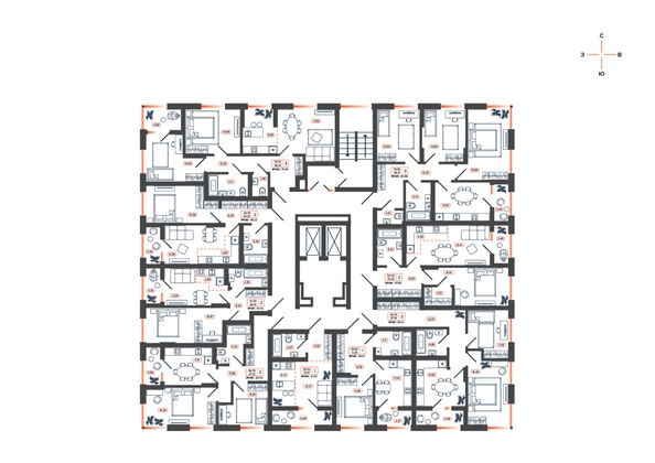 
  Продается 2-комн. квартира, 44.72 м², ЖК Темп, дом 2
. Фото 1.