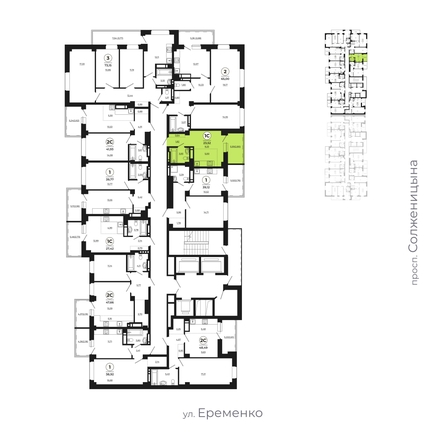 
   Продам студию, 23.87 м², Сокольники, литера 6

. Фото 2.