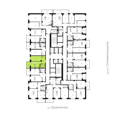 
   Продам 1-комнатную, 37.11 м², Сокольники, литера 8

. Фото 1.