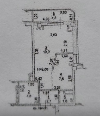 
   Продам 1-комнатную, 41 м², Батуринская ул, 165/13

. Фото 4.