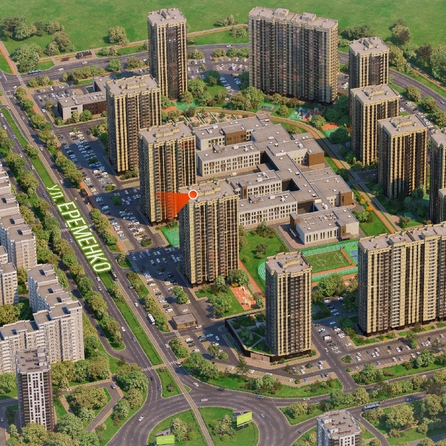 
  Продается 3-комн. квартира, 77.19 м², ЖК Сокольники, литера 10
. Фото 3.