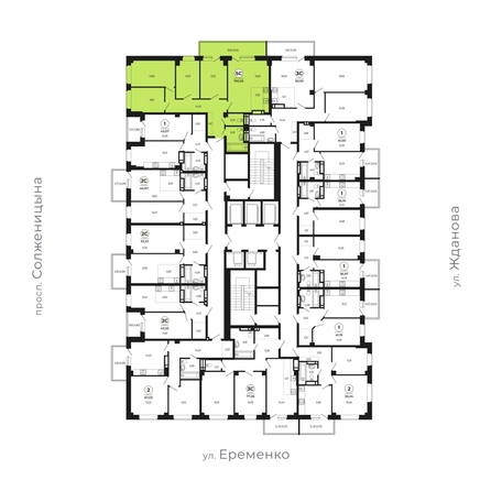 
   Продам 5-комнатную, 100.56 м², Сокольники, литера 10

. Фото 3.