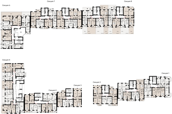 
   Продам 3-комнатную, 88.1 м², Курортный квартал Ривьера, дом 1

. Фото 1.