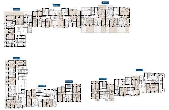 
  Продается 3-комн. квартира, 88.1 м², ЖК Курортный квартал Ривьера, дом 1
. Фото 1.
