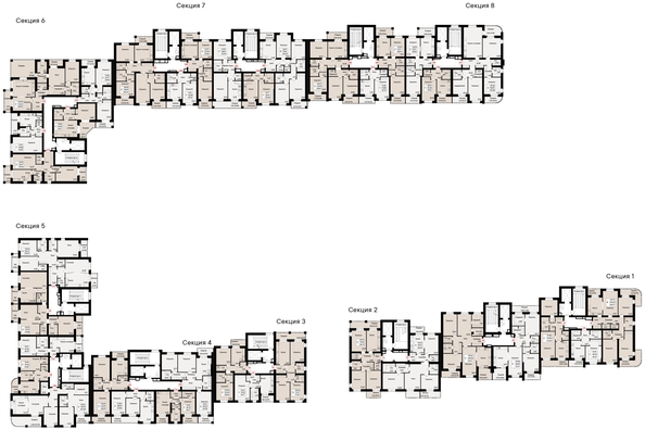 
   Продам 1-комнатную, 43.01 м², Курортный квартал Ривьера, дом 1

. Фото 1.