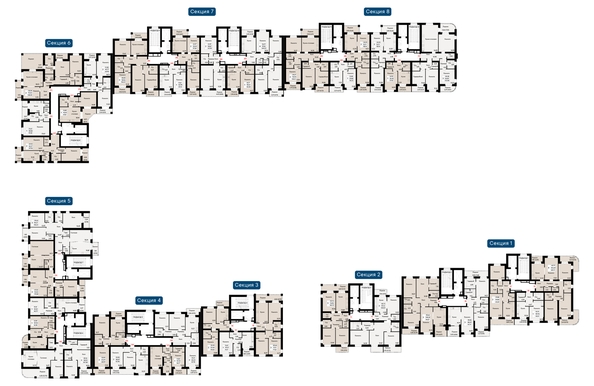 
  Продается 1-комн. квартира, 46.17 м², ЖК Курортный квартал Ривьера, дом 1
. Фото 1.