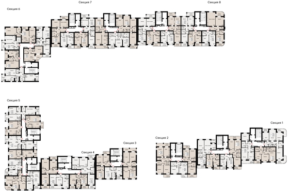 
   Продам 2-комнатную, 63.2 м², Курортный квартал Ривьера, дом 1

. Фото 1.