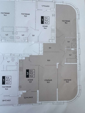 
   Продам 3-комнатную, 93 м², Бориса Слюсаря ул, 15к1

. Фото 13.