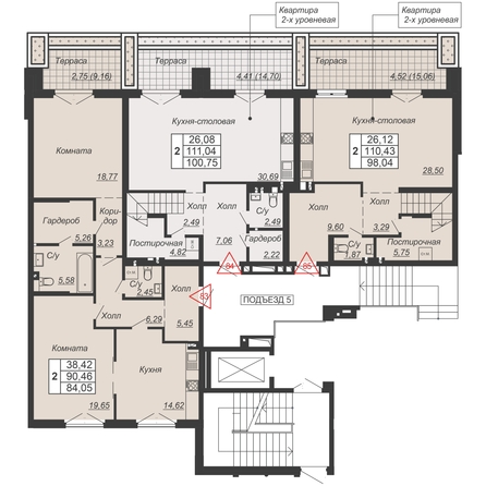 
  Продается 2-комн. квартира, 84.05 м², ЖК Дом-резиденция Собрание
. Фото 2.