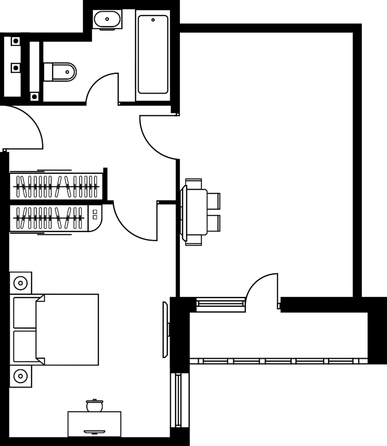 
   Продам 2-комнатную, 45.52 м², Гринсайд, 4.1-4.3

. Фото 1.