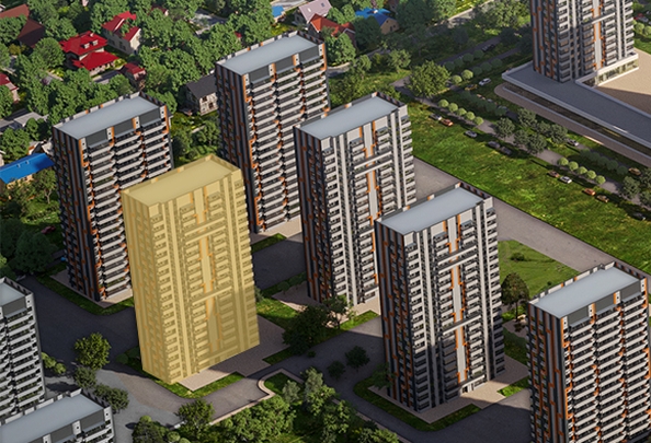 
   Продам 1-комнатную, 34.7 м², Западные Аллеи, литера 6.2

. Фото 2.