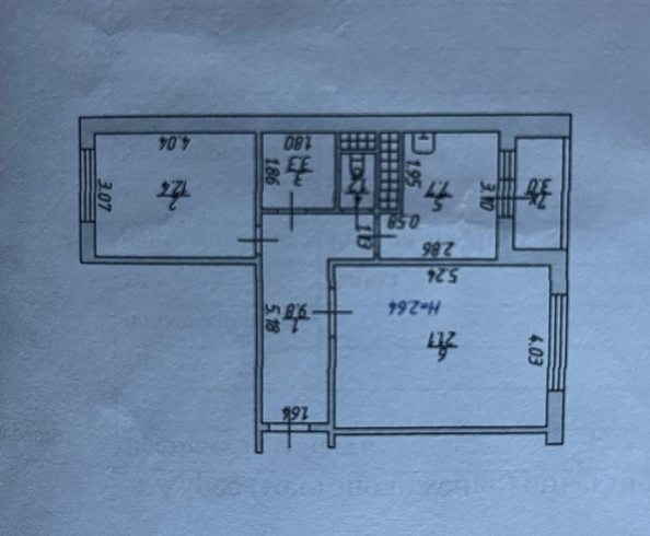 
   Продам 2-комнатную, 56 м², Жданова ул, 13

. Фото 7.