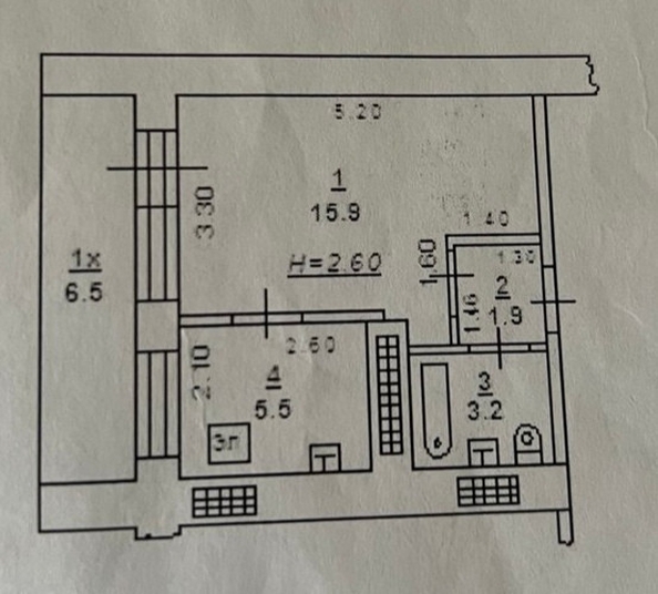 
  Продается 1-комн. квартира, 30 м², Шолохова пр-кт, д. 264
. Фото 16.