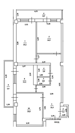 
  Продается 3-комн. квартира, 100 м², Шеболдаева ул
. Фото 2.