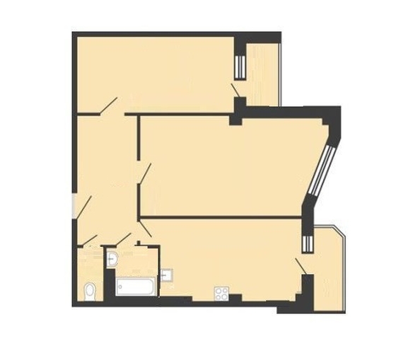 
  Продается 2-комн. квартира, 74 м², Береговая ул, д. 19/2
. Фото 3.