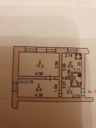
  Продается 2-комн. квартира, 29.4 м², Павленко ул, д. 21б
. Фото 17.