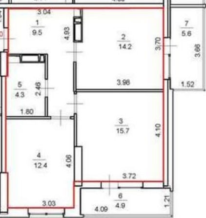 
  Продается 2-комн. квартира, 66.6 м², Мечникова ул, д. 41
. Фото 35.