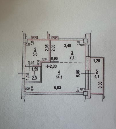 
  Продается студия, 36 м², Батуринская ул, д. 165/13
. Фото 14.
