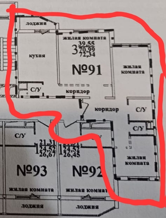 
  Продается 3-комн. квартира, 75 м², Ткачева ул, д. 22
. Фото 21.