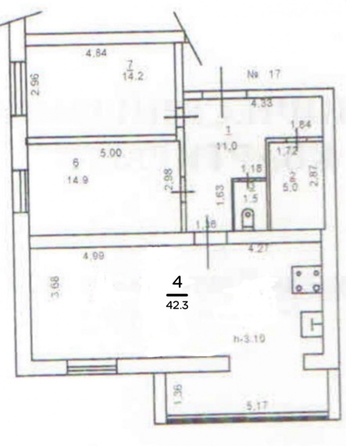 
  Продается 3-комн. квартира, 88.9 м², Благодатная ул, д. 211
. Фото 49.