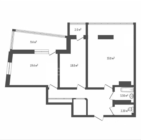 
  Продается 2-комн. квартира, 102 м², Пацаева ул, д. 16
. Фото 14.
