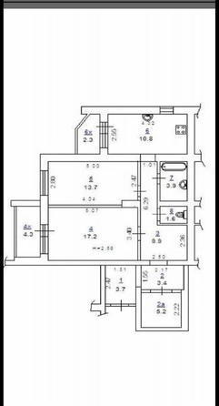 
  Продается 2-комн. квартира, 70 м², Орбитальная ул, д. 46
. Фото 17.