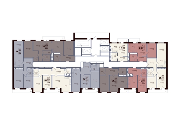 
  Продается студия, 27.3 м², ЖК ACADEMIA (Академия)
. Фото 2.