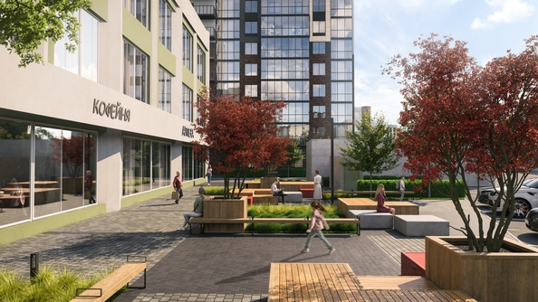 
  Продается 3-комн. квартира, 60.6 м², ЖК Панорама на Театральном, литера 1
. Фото 7.