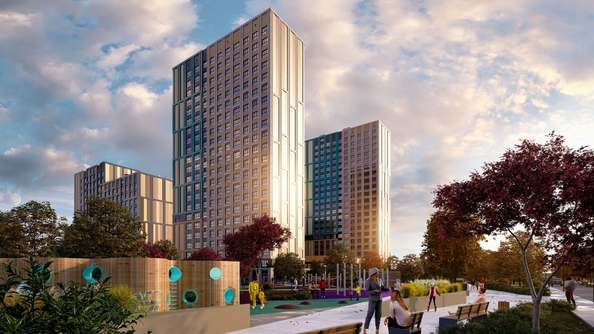 
  Продается 1-комн. квартира, 33.3 м², ЖК Движение 61 , лит 69/2
. Фото 1.