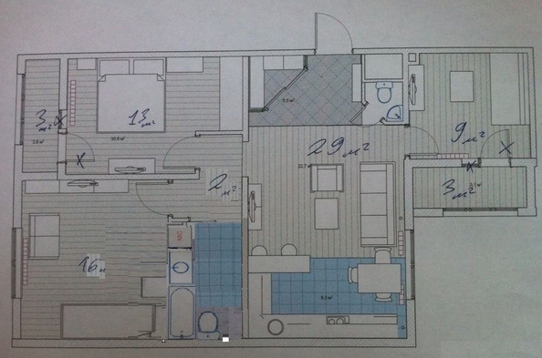 
  Продается 4-комн. квартира, 73 м², Еременко ул, д. 98
. Фото 17.