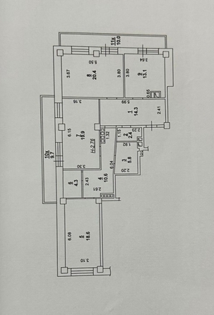 
  Продается 4-комн. квартира, 115 м², 40-летия Победы пр-кт, д. 85
. Фото 24.