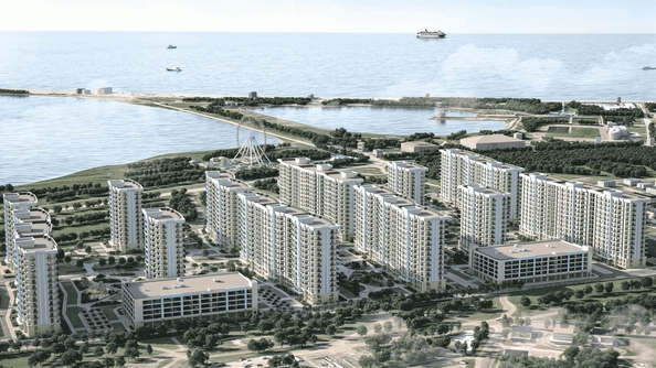 
  Продается 2-комн. квартира 57.88 м², в ЖК Море, литер  7. Фото 1.