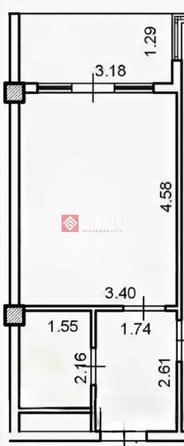 
  Продается апартамент 26.8 м². Фото 30.