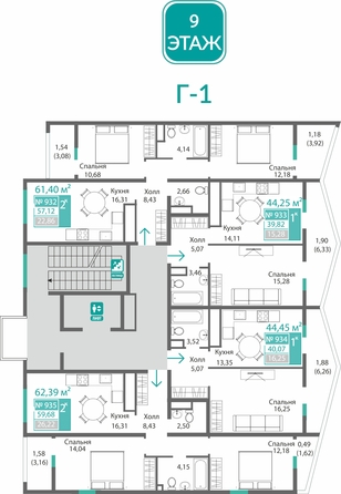 
  Продается 1-комн. квартира 40.07 м², в ЖК Барбарис. Фото 1.