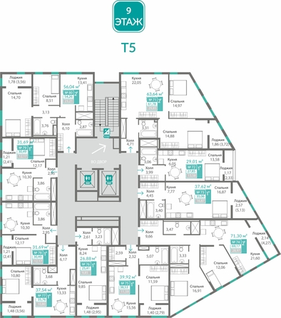 
  Продается 1-комн. квартира 35.76 м², в ЖК Благо. Фото 1.
