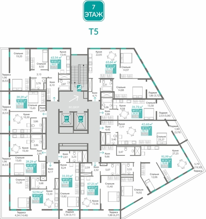 
  Продается 2-комн. квартира 78.48 м², в ЖК Благо. Фото 1.