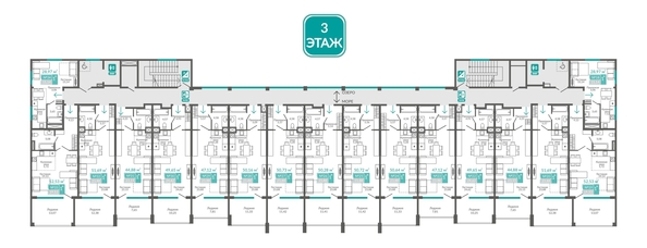 
  Продается номер в отеле 47.12 м², в ГК Золотые пески. Фото 1.