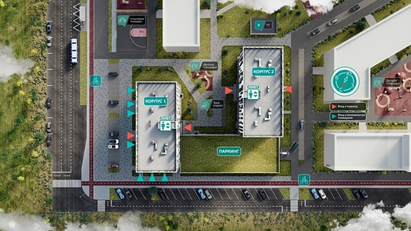 
  Продается 2-комн. квартира 58.63 м², в ЖК Единство. Фото 2.