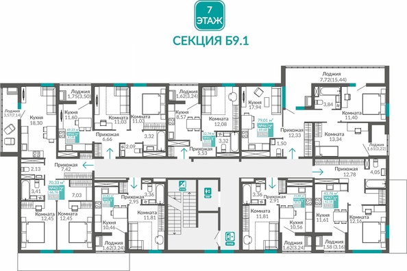 
  Продается 1-комн. квартира 31.12 м², в ЖК Горизонты 3. Фото 1.