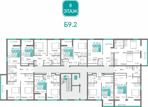 
  Продается 1-комн. квартира 34.45 м², в ЖК Горизонты 2 . Фото 1.