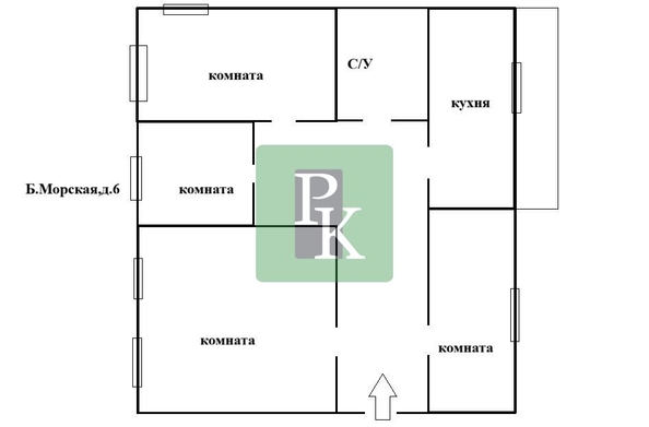 
  Продается 4-комн. квартира 103.3 м². Фото 12.